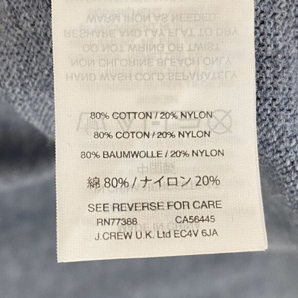 Madewell Cardigan Size XXS Oversized Blue Ryder Sweater Open Front Cotton G5474 - Picture 5 of 9